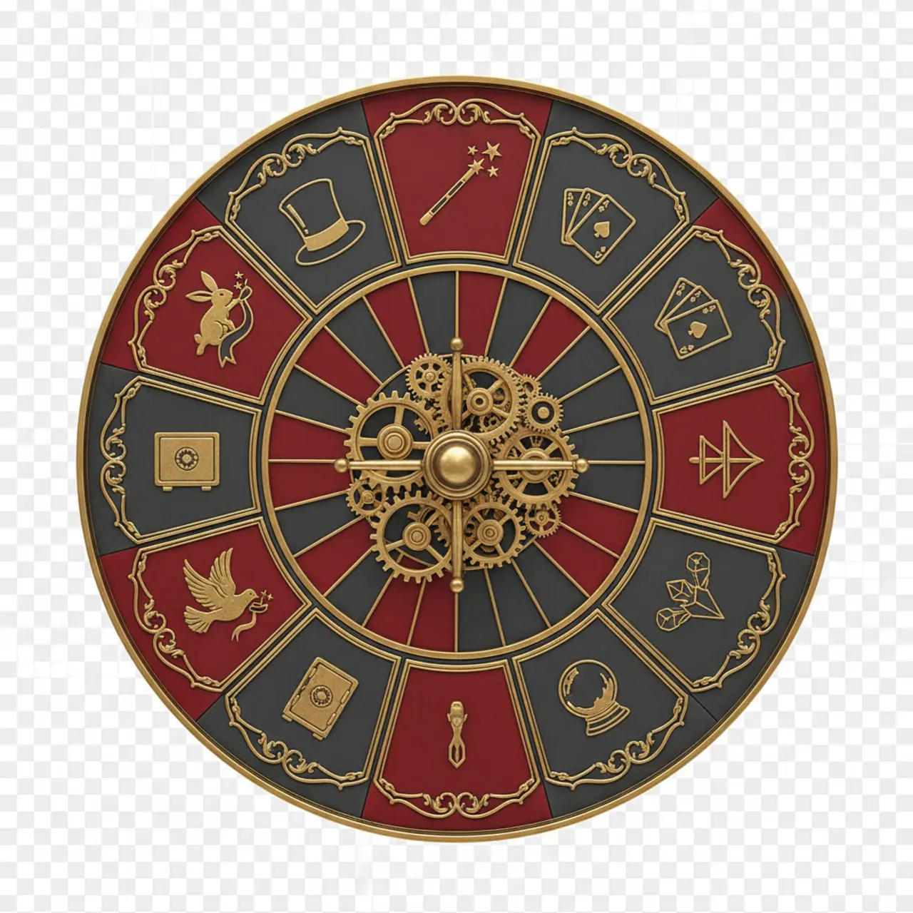 Tablero de ruleta de las ilusiones